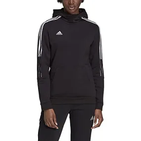 adidas womens Tiro 21 Sweat Hoodie Black XX-Small