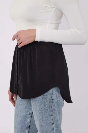 Adjustable Short Skirt - Black