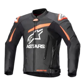 Alpinestars Gp Plus V4 Leather Jkt Blk/Red/Fluo/White