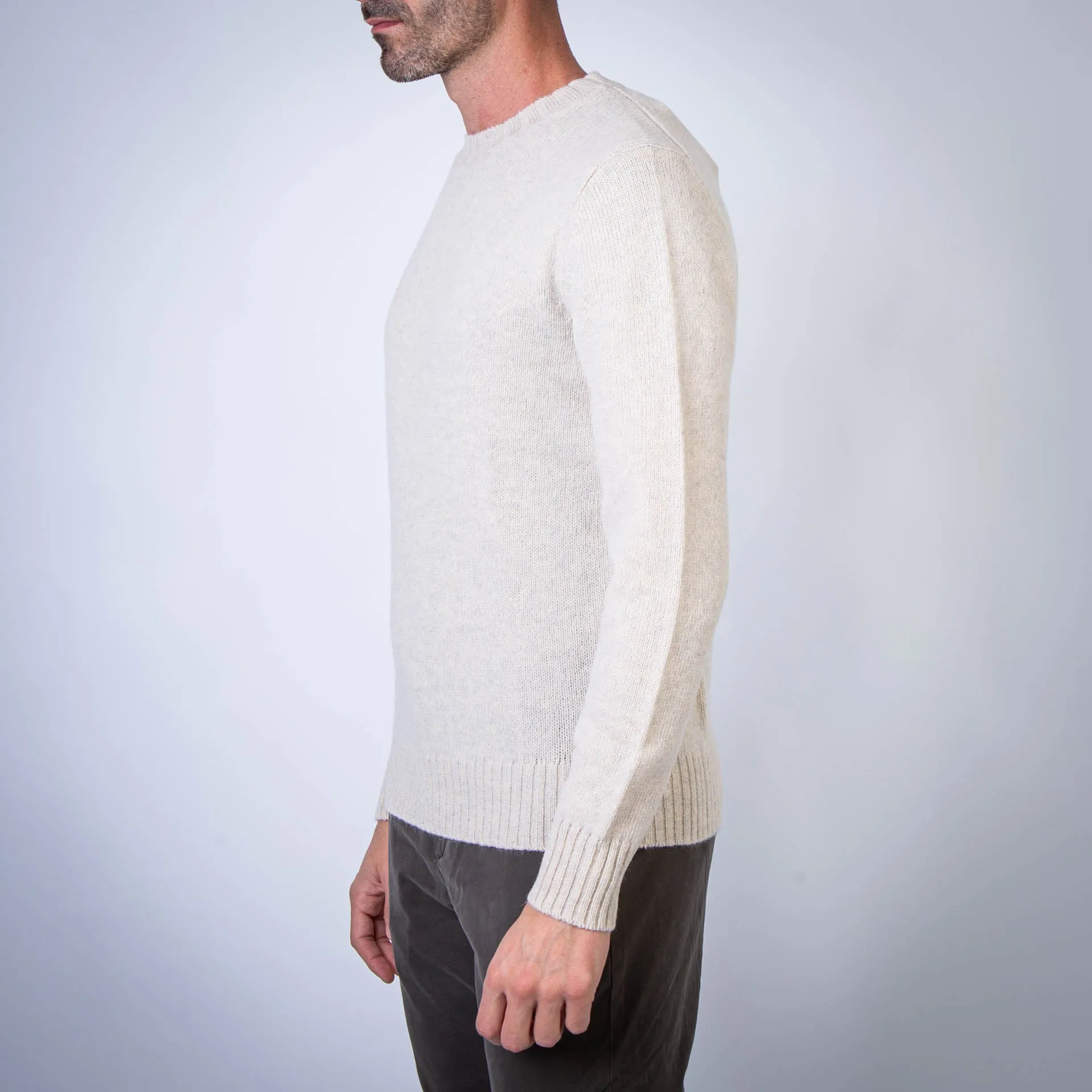 BALLANTYNE SWEATER B2P000 5W067 13001 IVORY