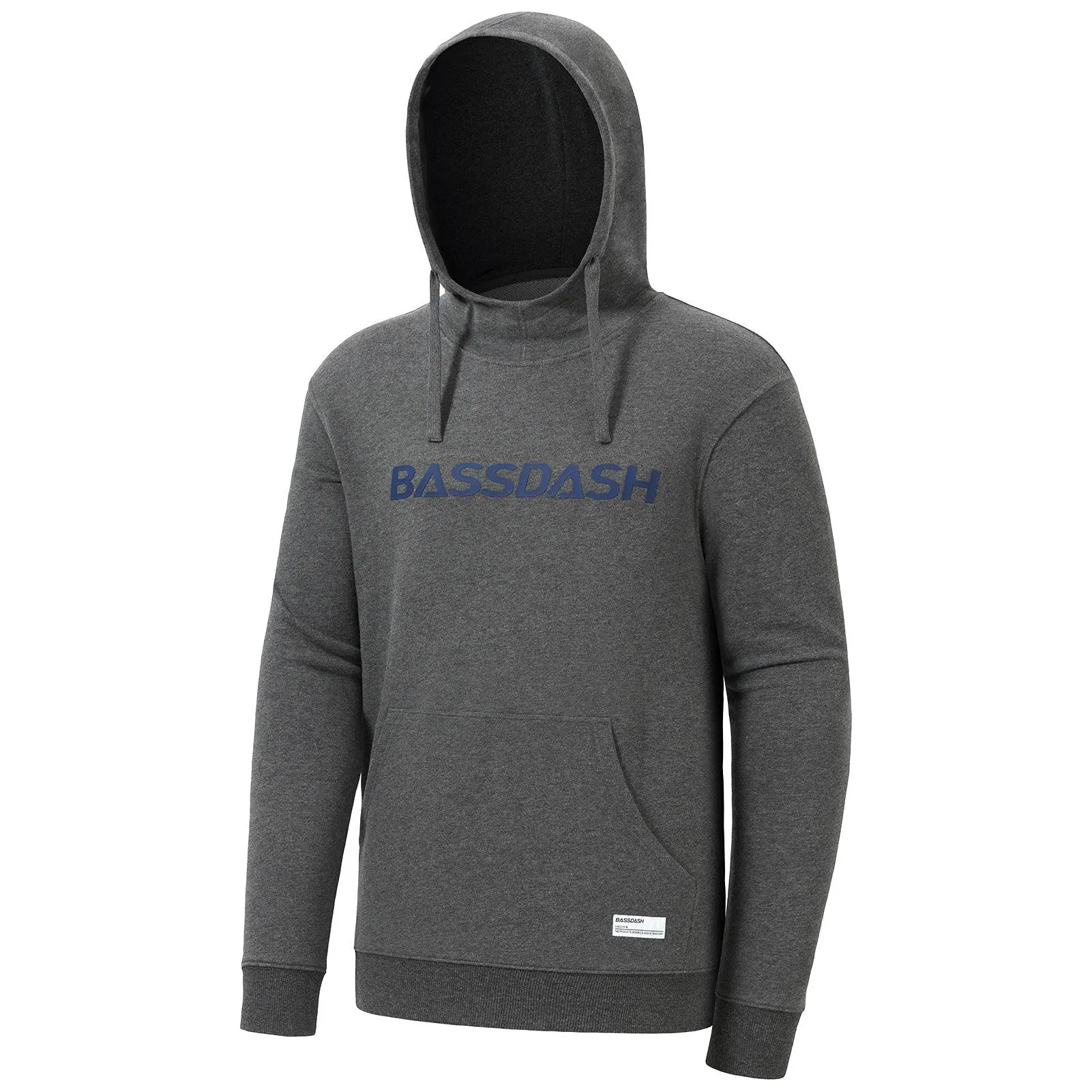 BASSDASH Men’s Cotton LS Hoodie