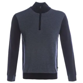 BOSS Ponzio Knitwear in Open Blue