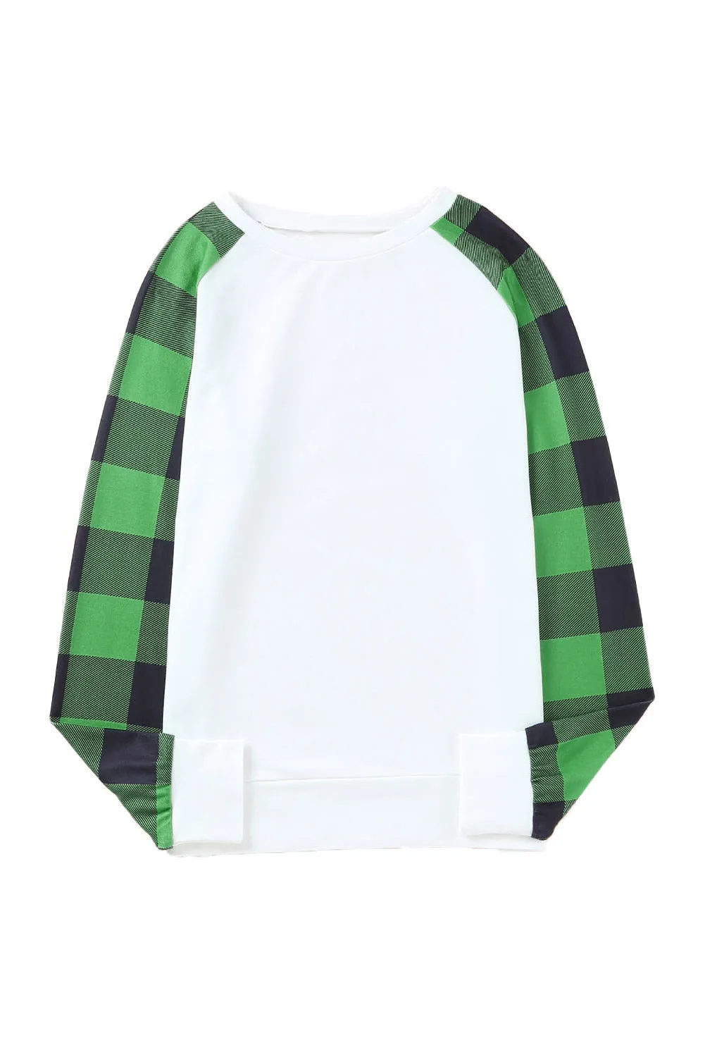 Buffalo Plaid Long Sleeve Sweatshirt