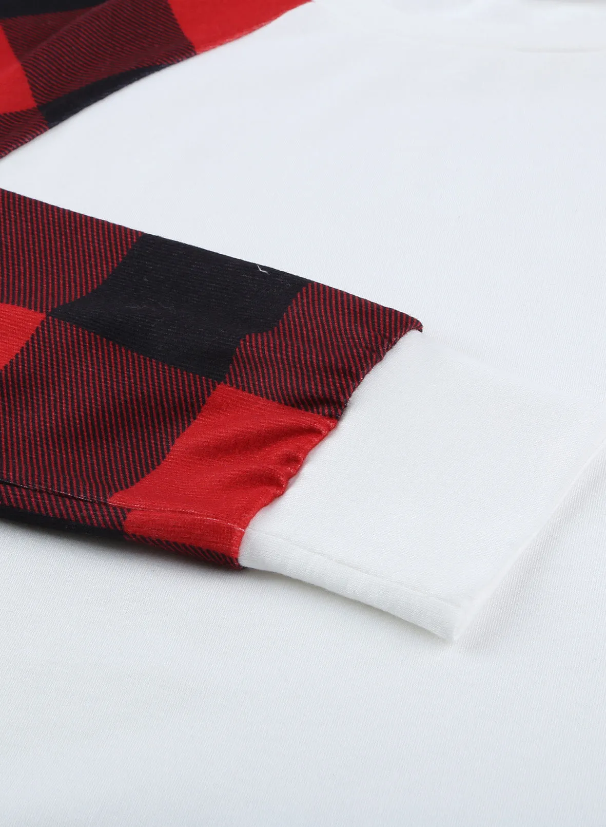 Buffalo Plaid Long Sleeve Sweatshirt