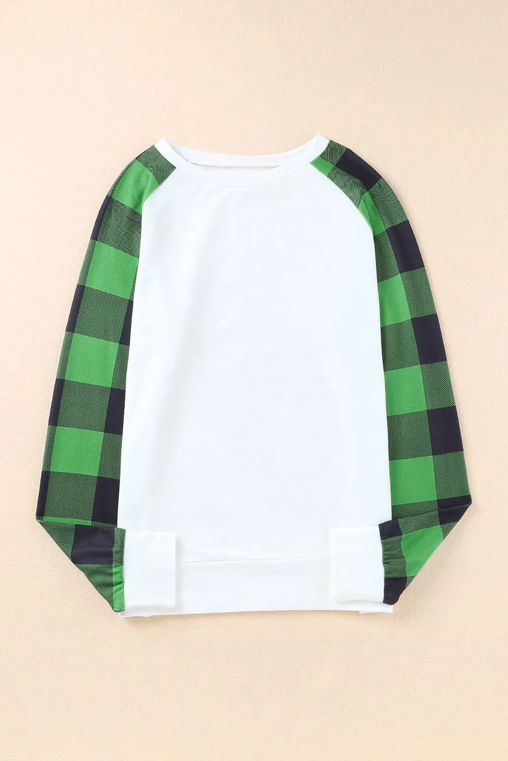 Buffalo Plaid Long Sleeve Sweatshirt