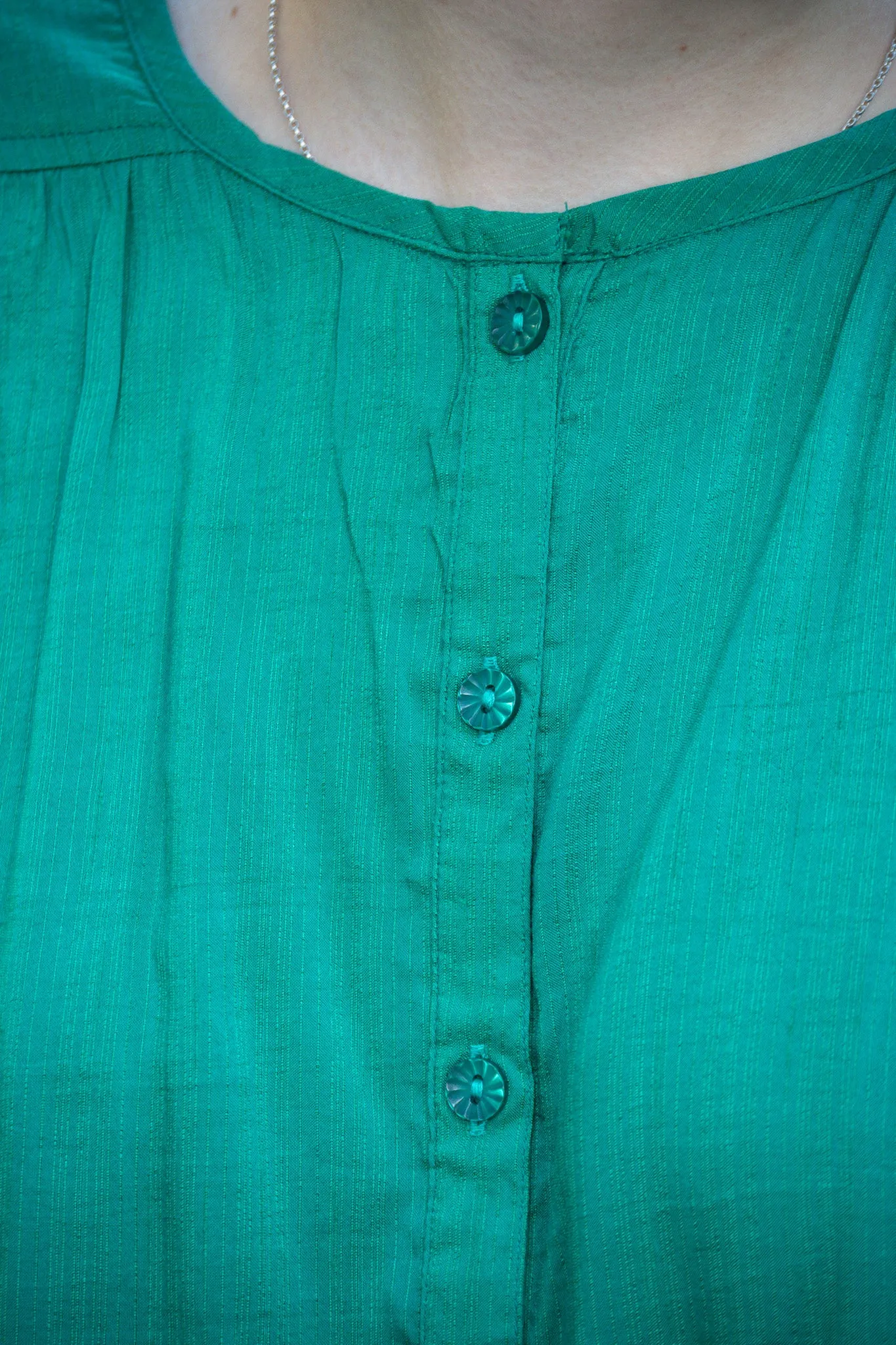 By-Bar Saar Bright Green Blouse