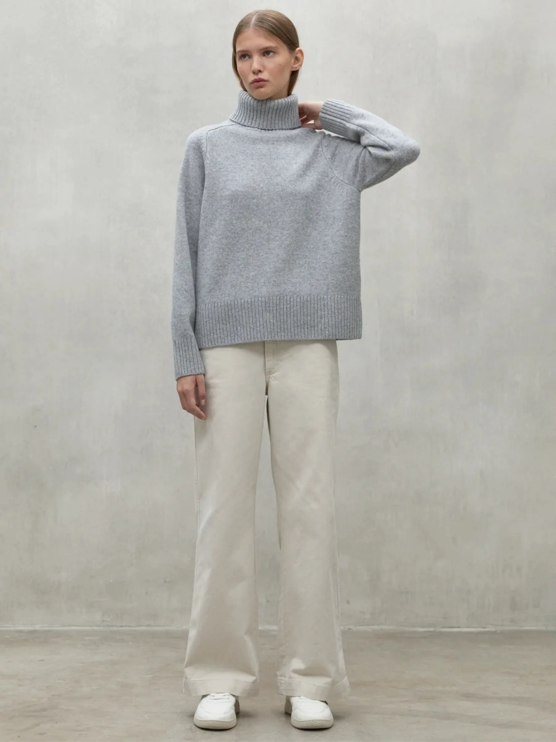 Caqui Grey Woman Pullover | Ecoalf