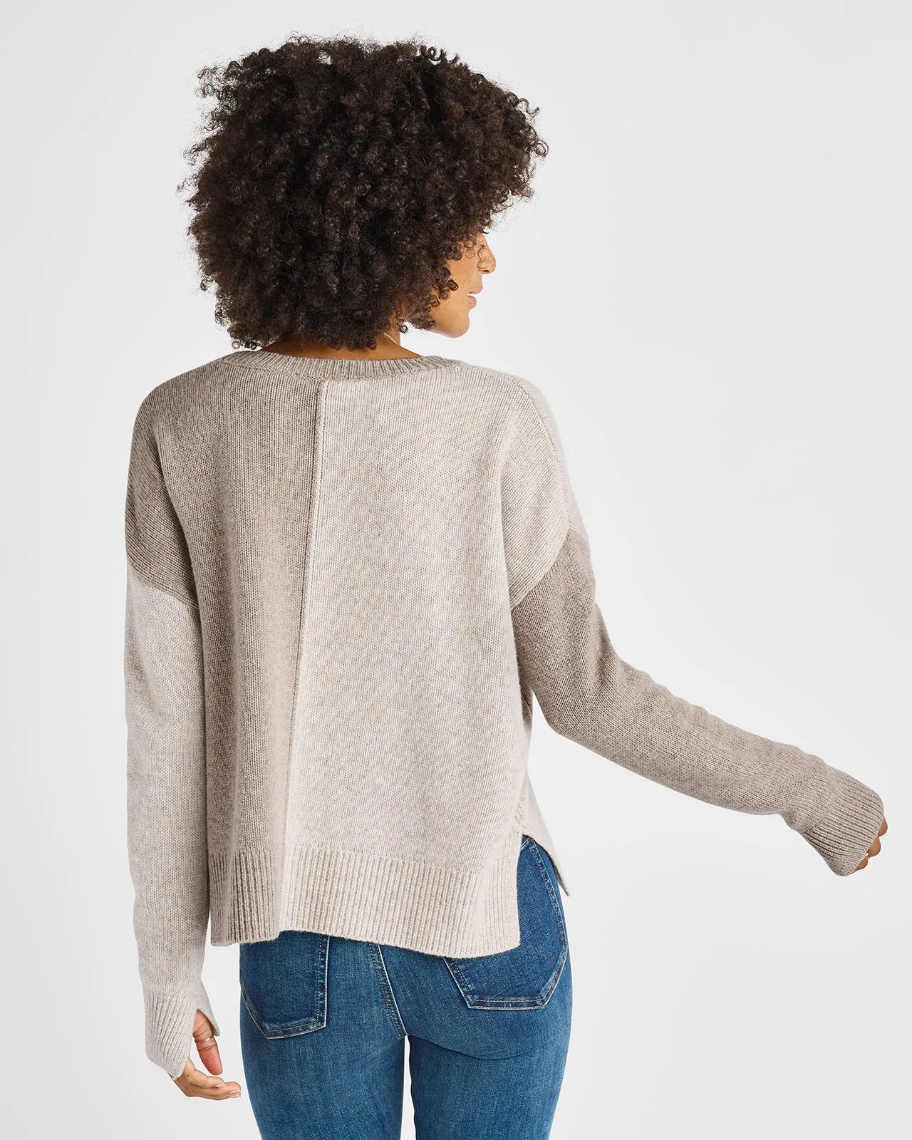 Cashblend Amy Colorblock Sweater