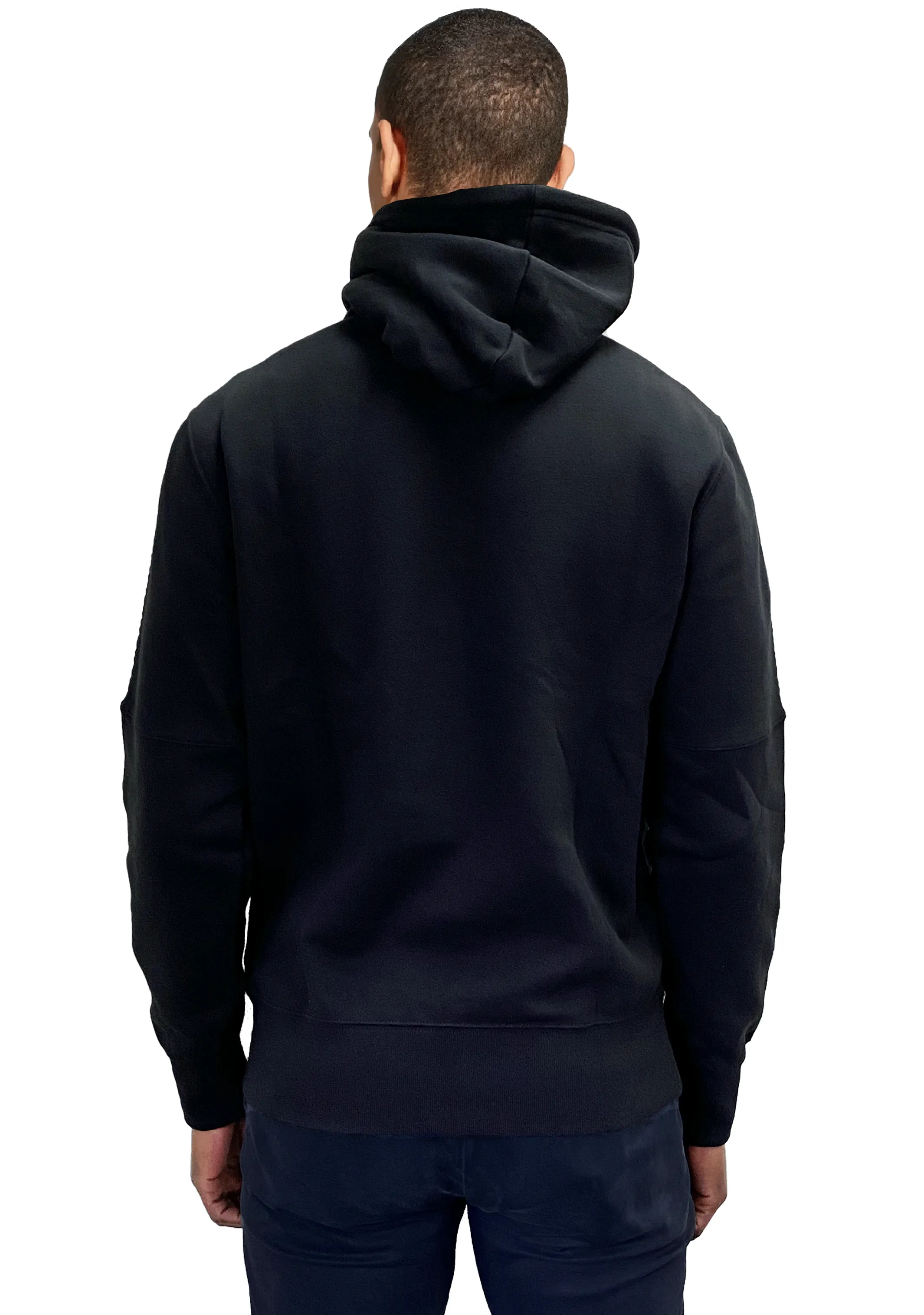 Champion Mens EU Rochester Taping Hoodie <br> AVU3A1 BLK