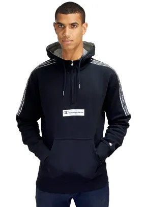 Champion Mens EU Rochester Taping Hoodie <br> AVU3A1 BLK