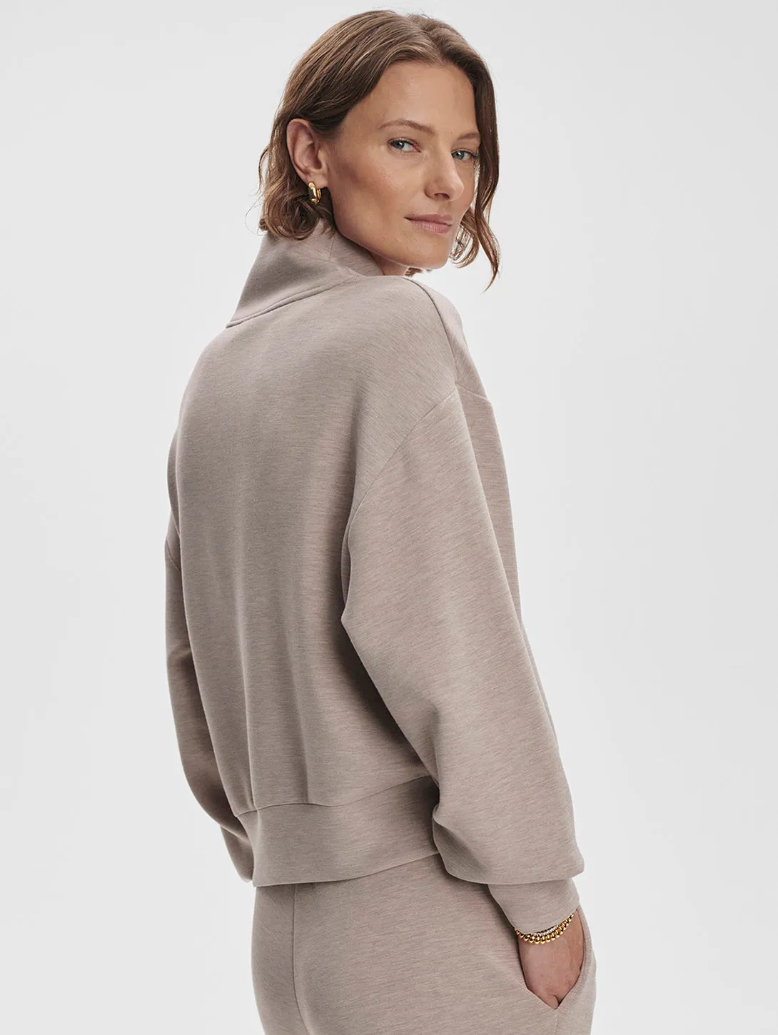 Davidson Sweatshirt - Taupe Marl