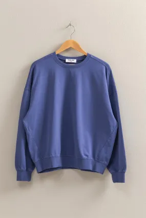 DZ25C733-Warm Long Sleeve French Terry Sweatshirt