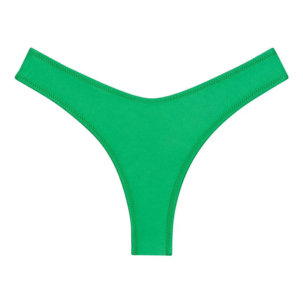 Emerald Shimmer Lulu (Zig-Zag Stitch) Bikini Bottom