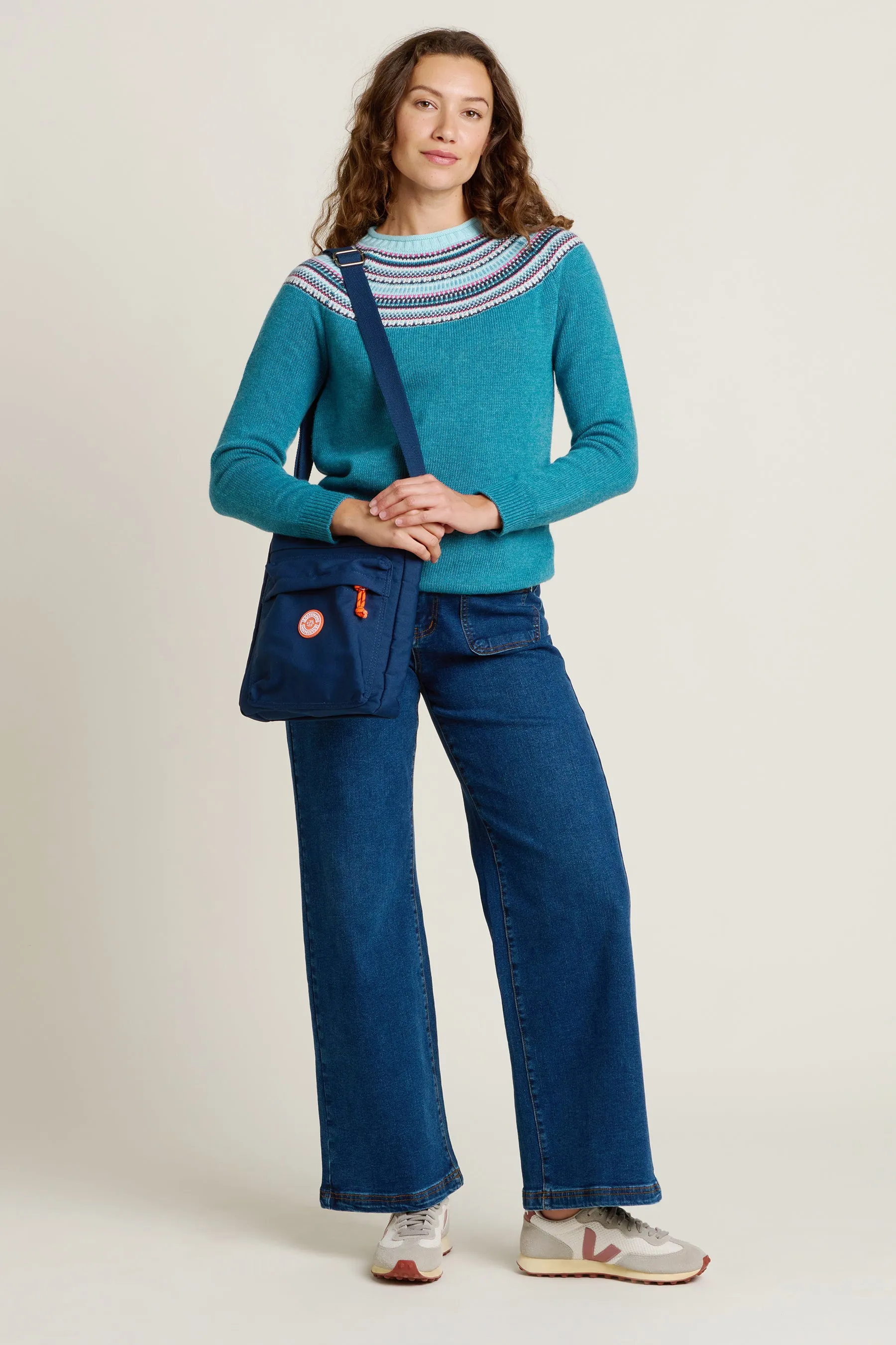 Fairisle Knitted Crew Neck Jumper