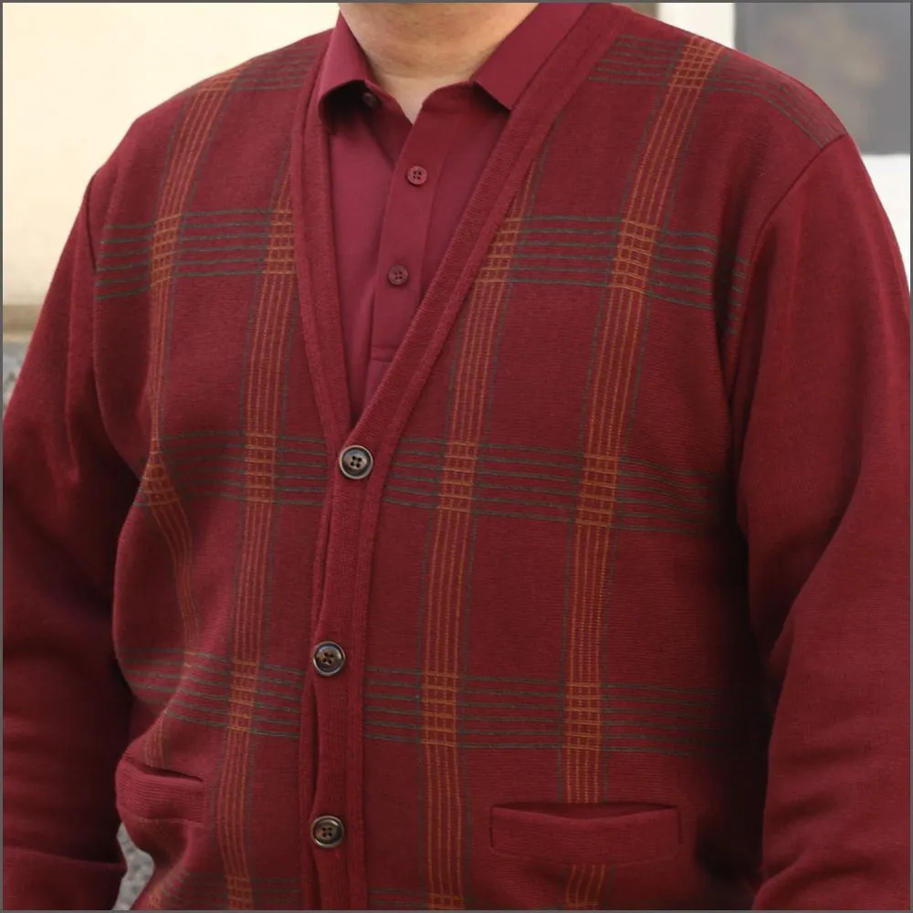 Gabicci M20 Carbernet Pattern Cardigan^