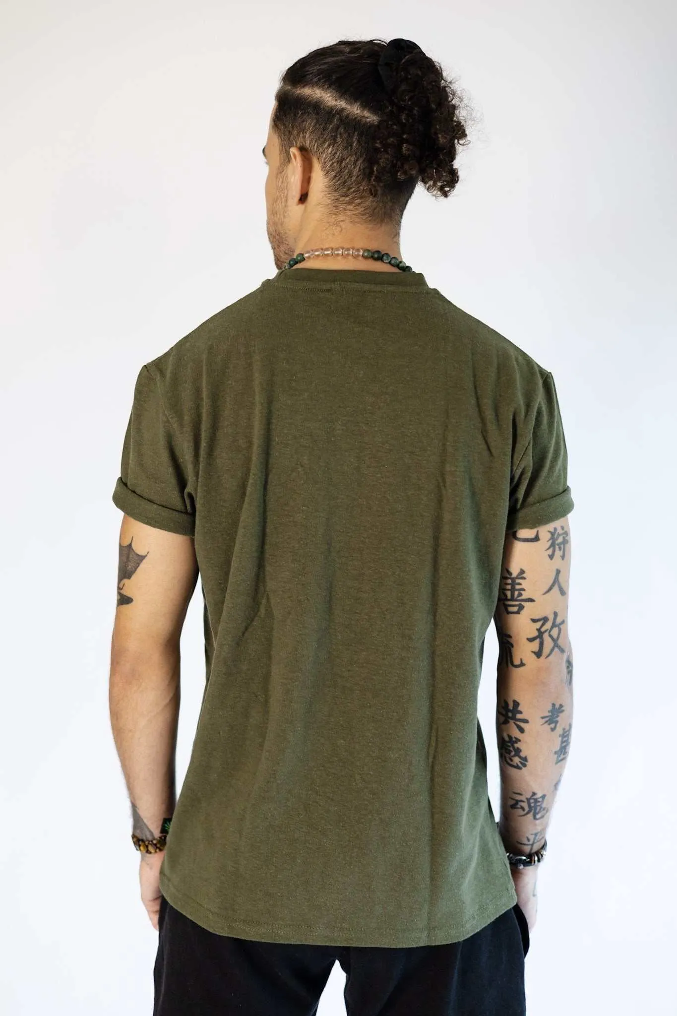 Hemp T-Shirt - Men's Crew T-Shirt, Durable & Stylish