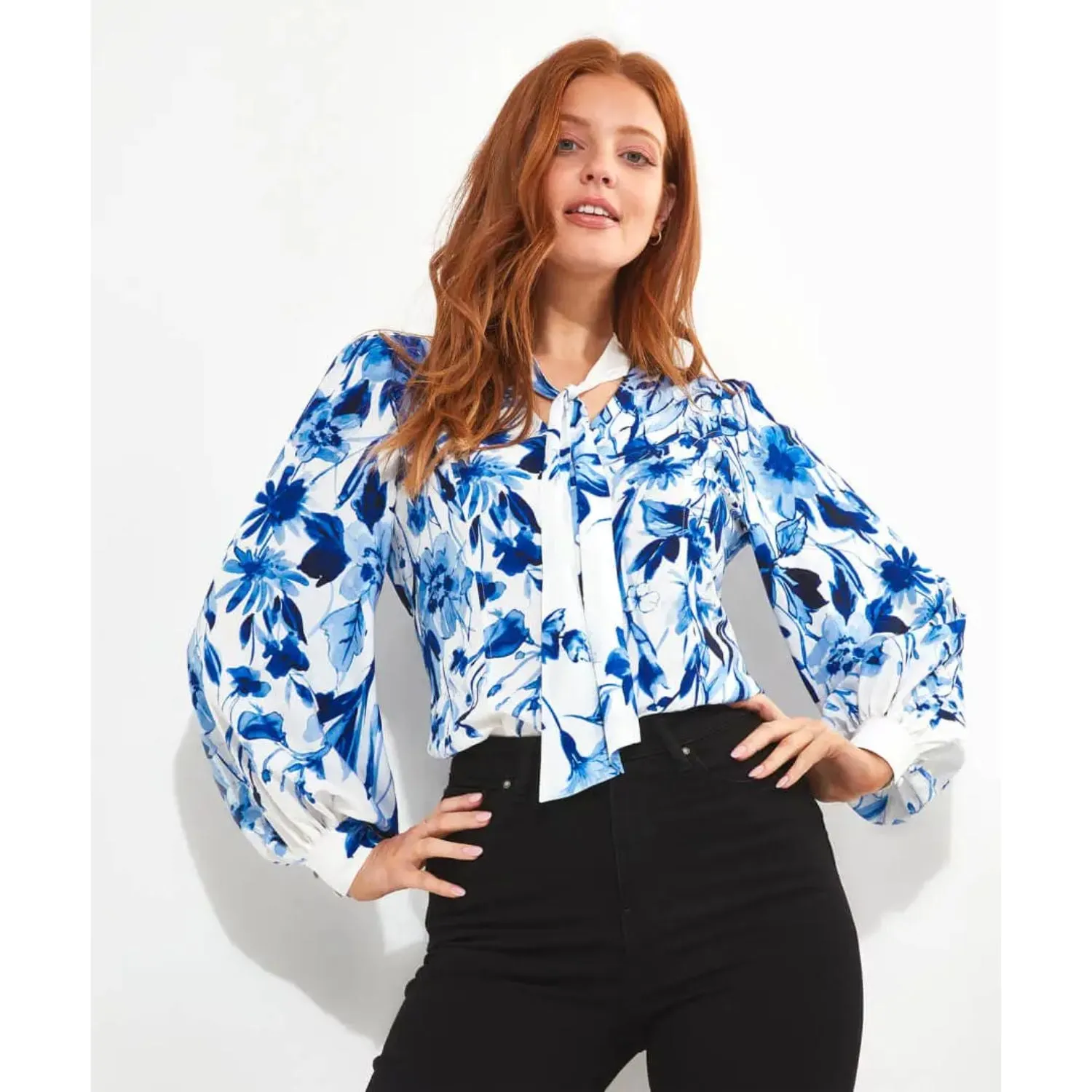 Joe Browns 18 White La Florabel Blouse Top