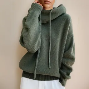 LAURE - KNITTED HOODIE