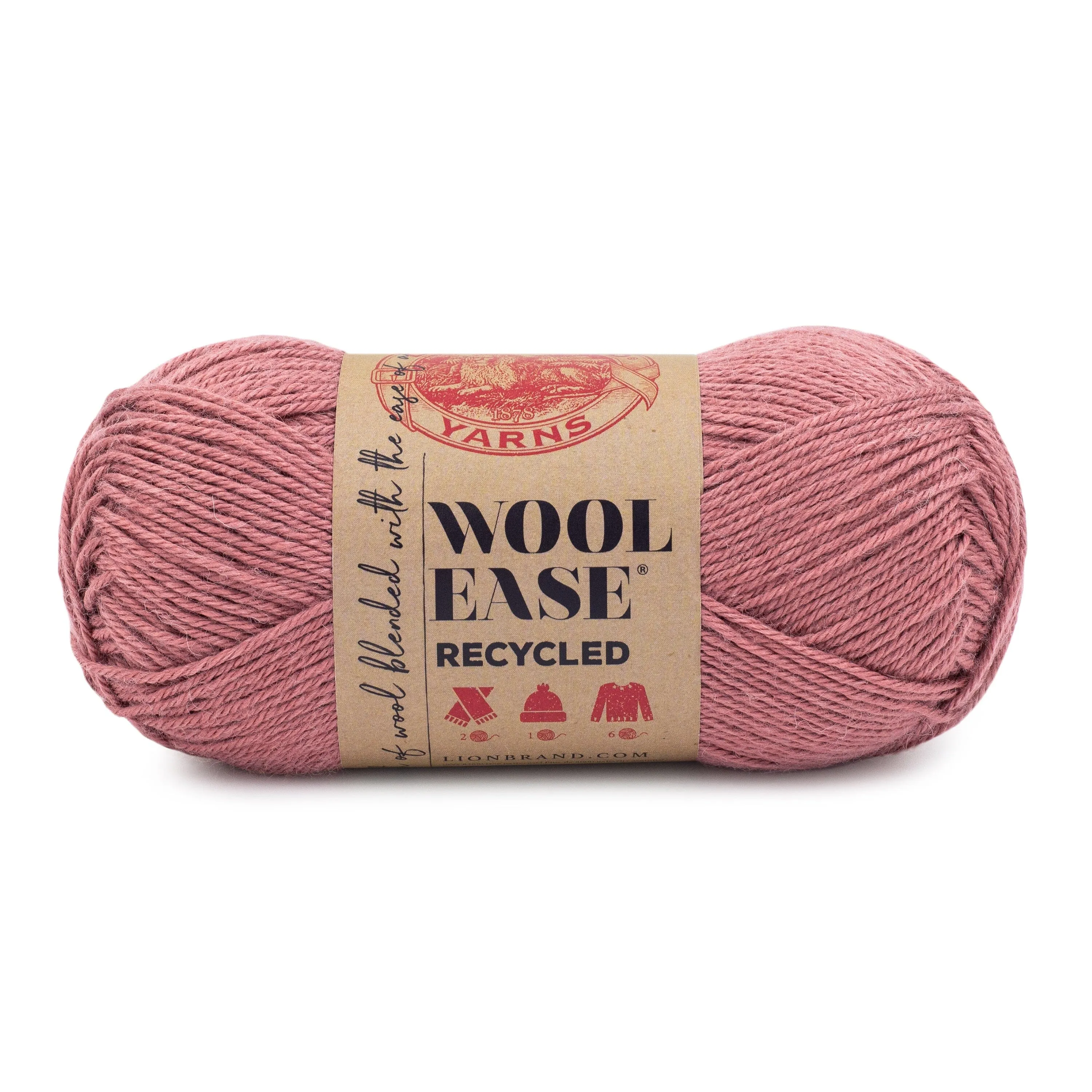 Lion Brand 85g "Wool-Ease Recycled" 10-Ply Wool & Acrylic Yarn