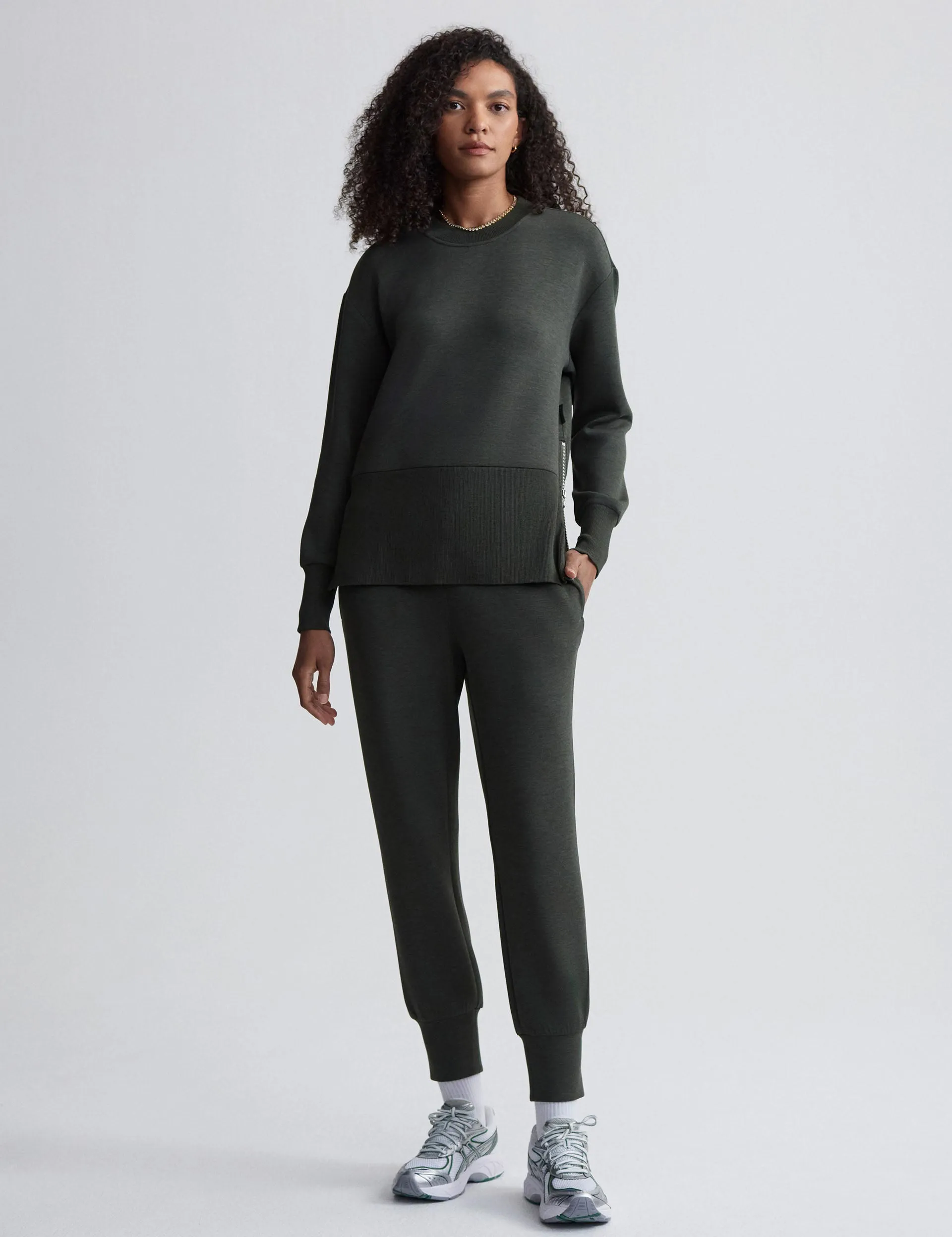 Lowry Sweat - Olive Marl