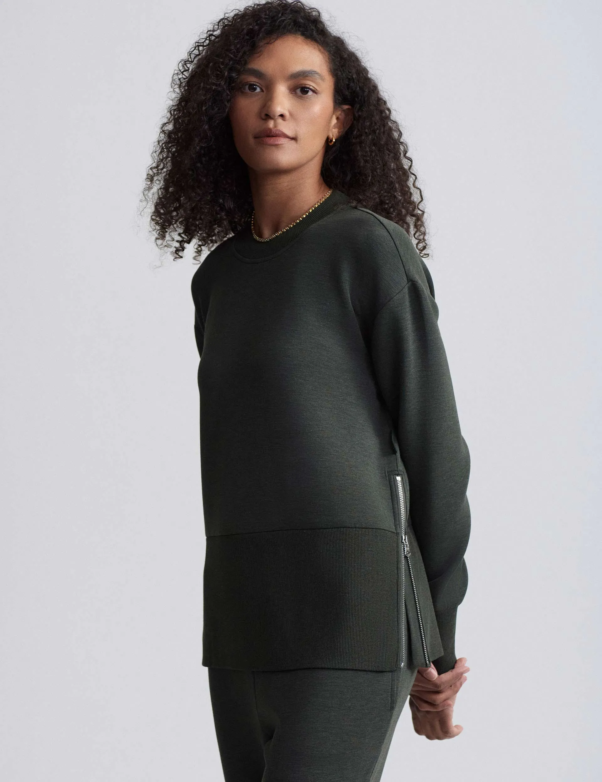 Lowry Sweat - Olive Marl