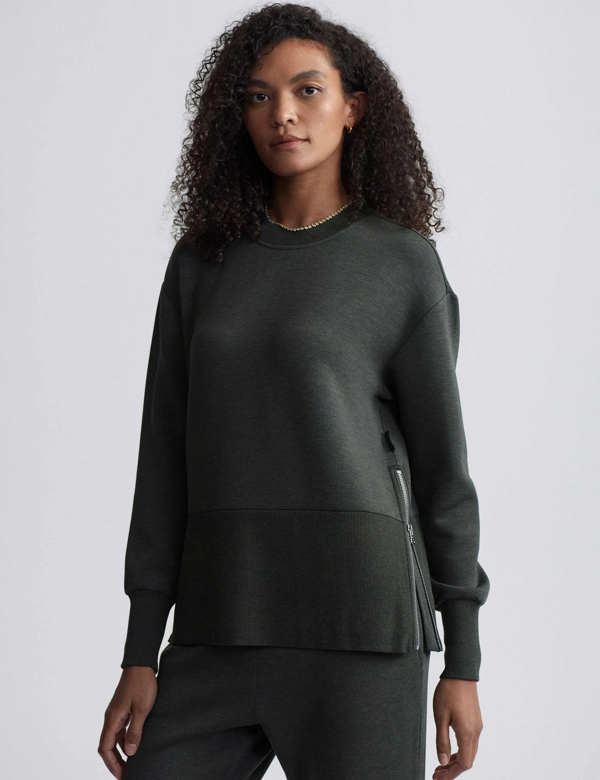 Lowry Sweat - Olive Marl