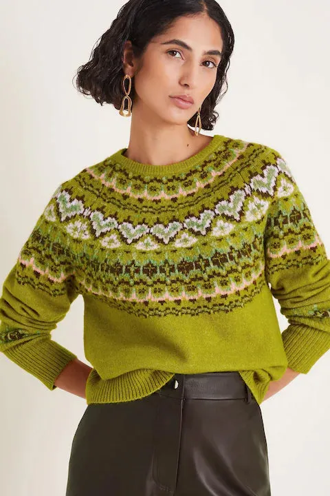 Md'M Green Fairsile Jumper