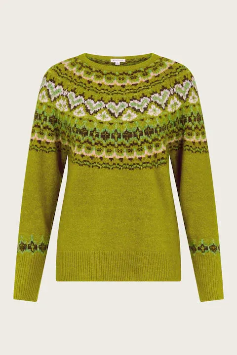 Md'M Green Fairsile Jumper