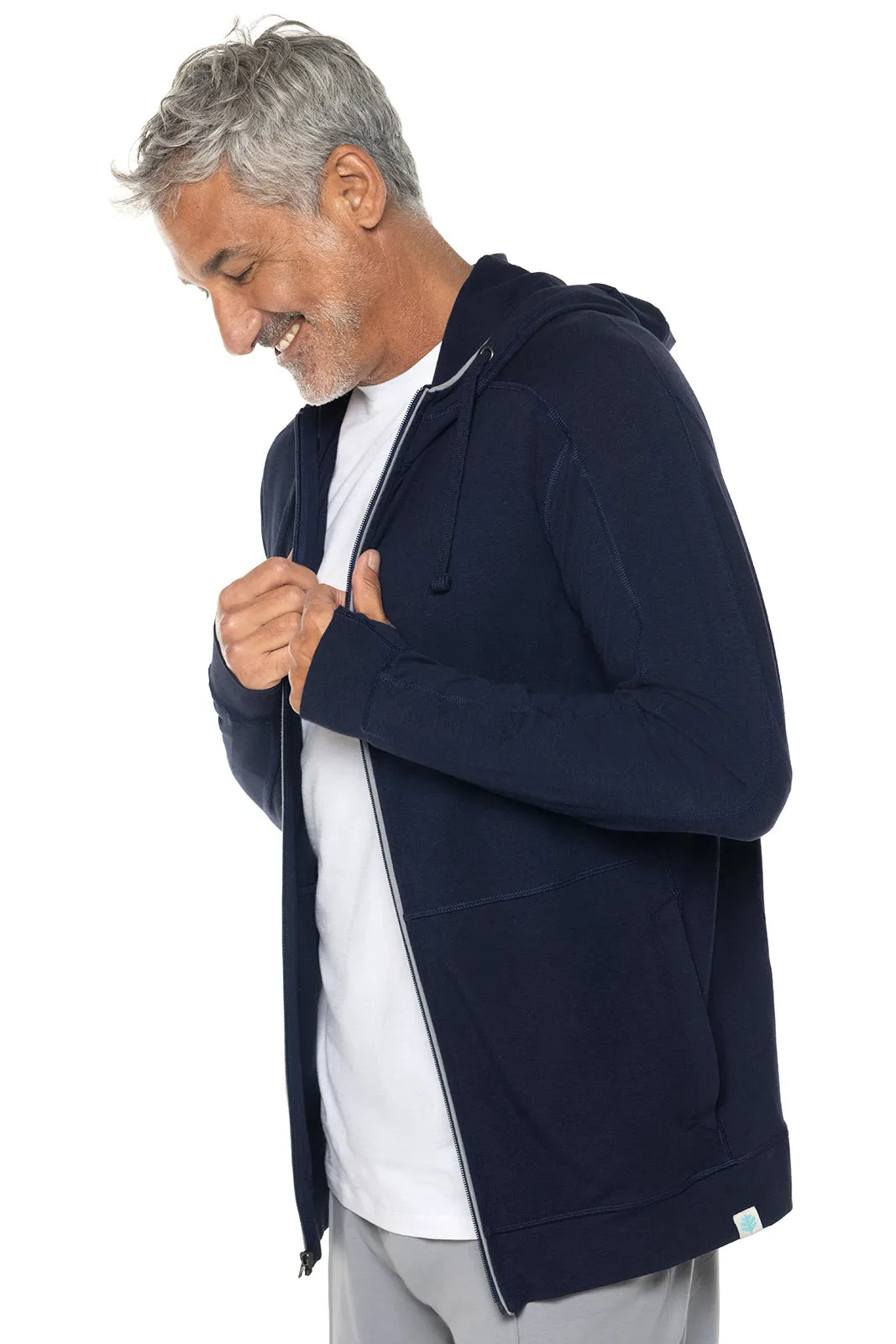 Men's LumaLeo Zip-Up Hoodie  |  Navy