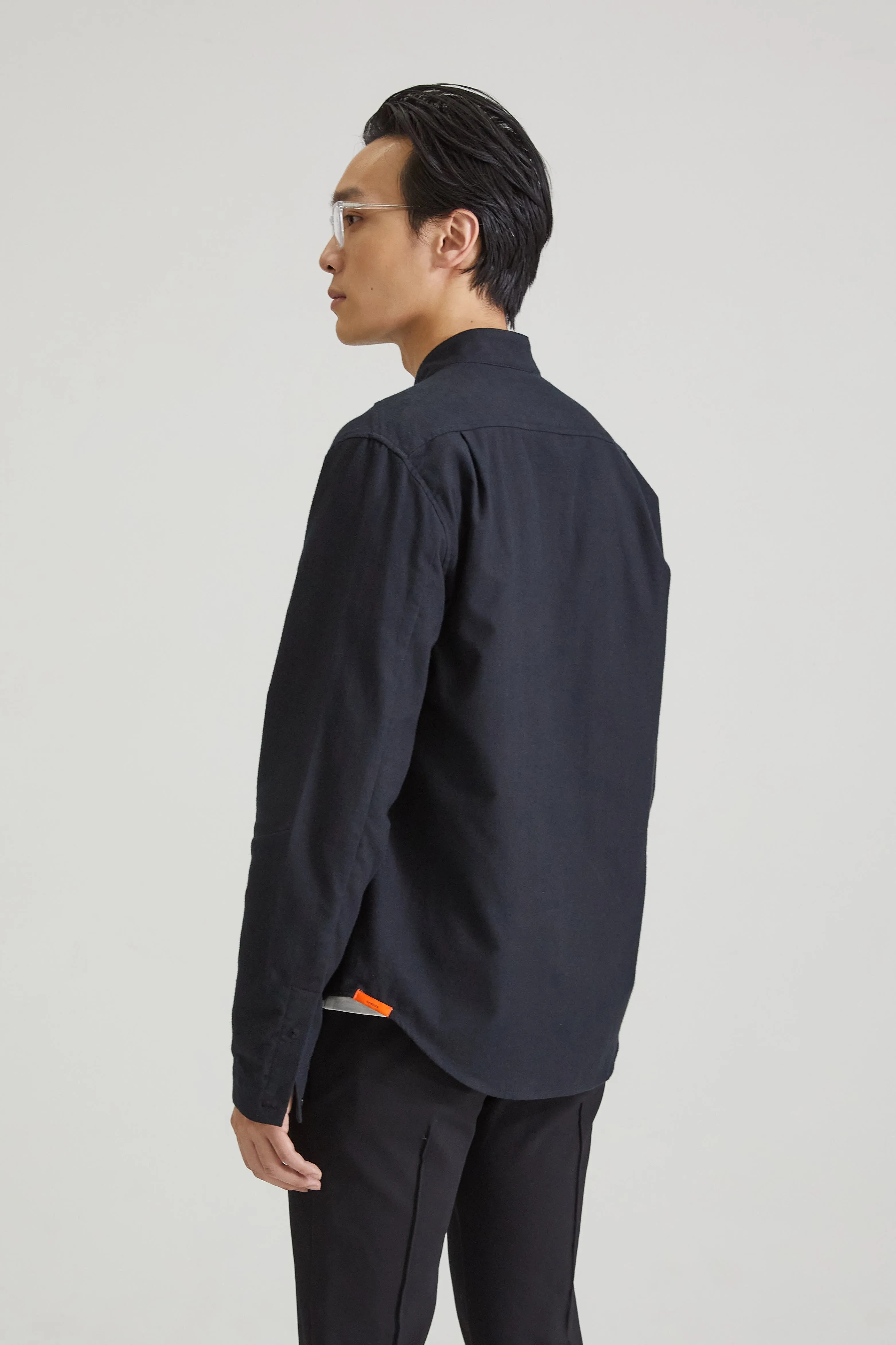 Modena Shirt / Black Flannel