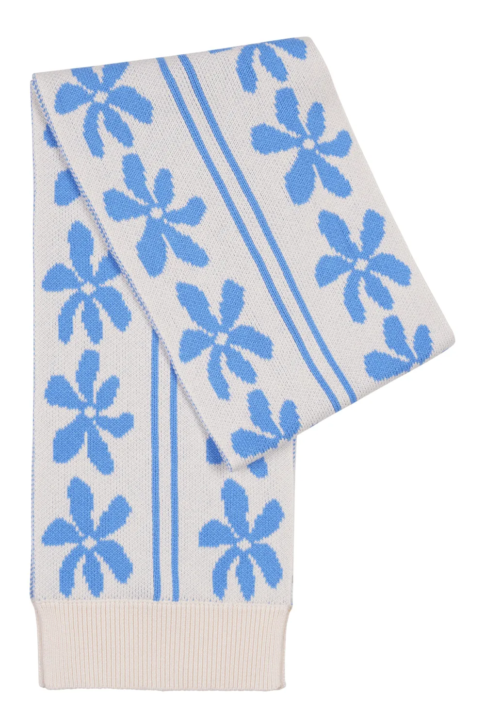 Molly Scarf in Blue Floral