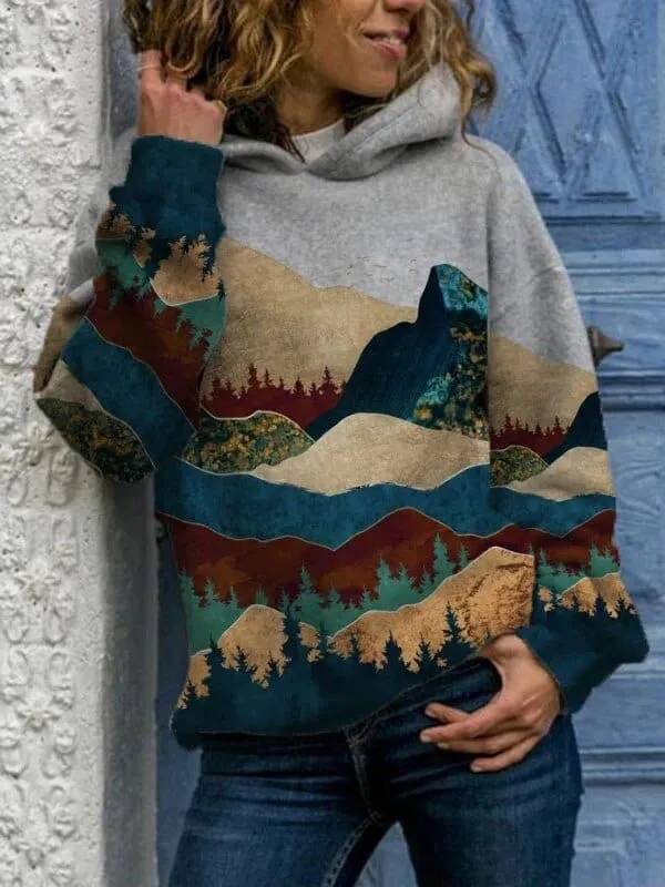 Mountain Landscape Hoodie