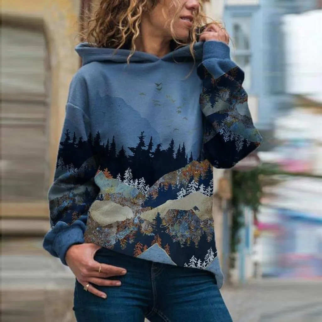 Mountain Landscape Hoodie