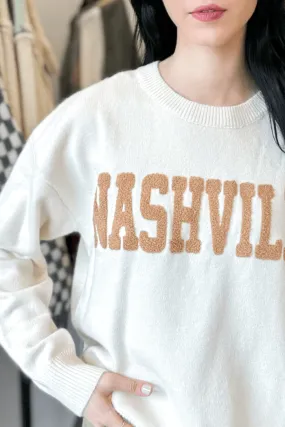 Nashville Chenille Sweater in Ivory