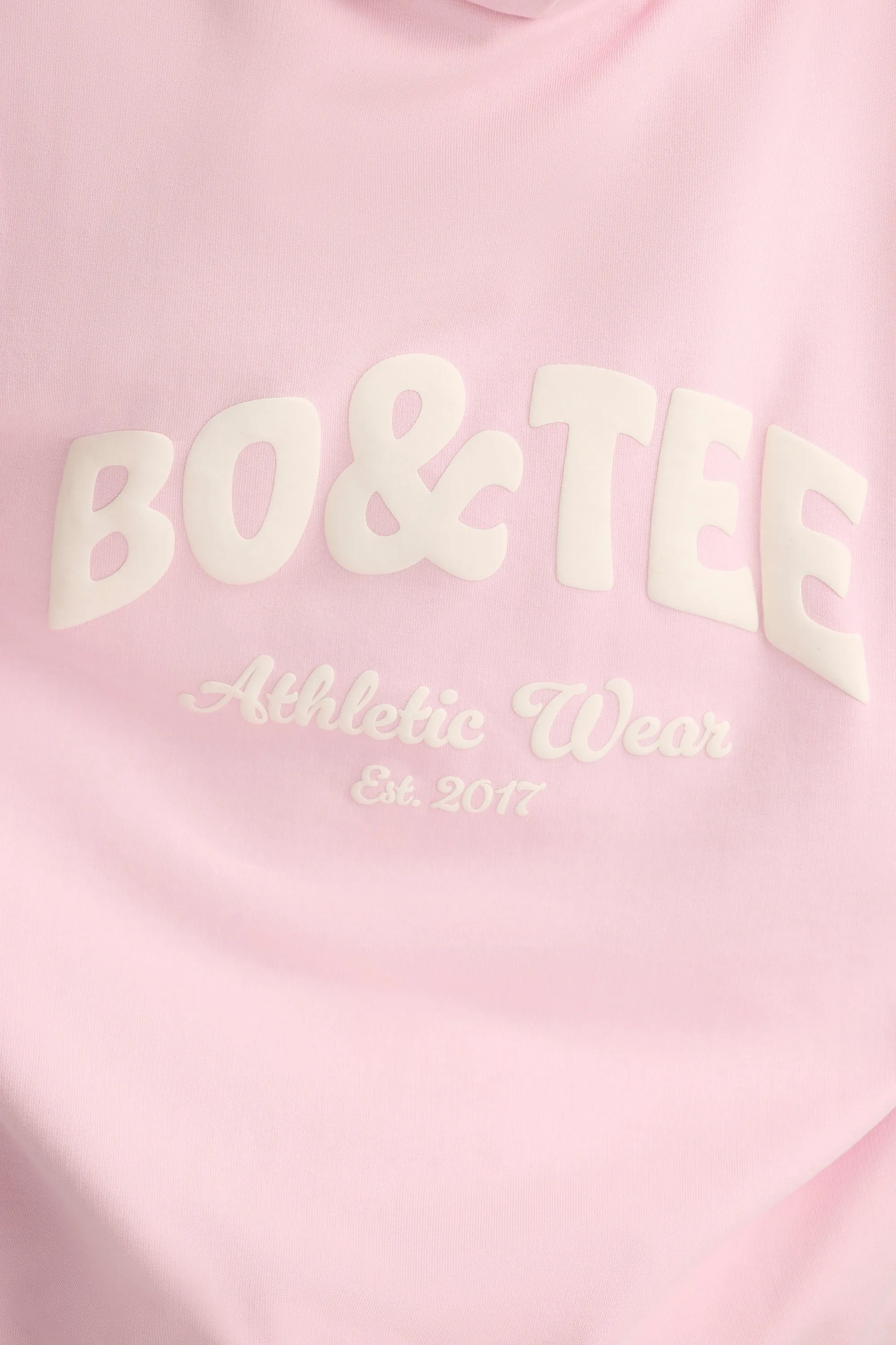 Oversized Hoodie in Soft Pink