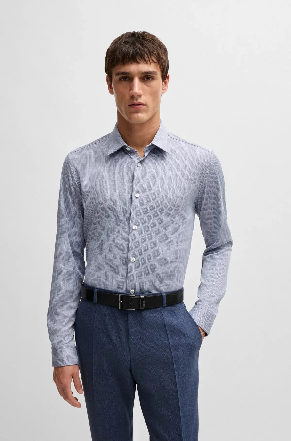 P-Roan Kent Slim Fit Shirt in Performance Stretch Fabric 50527710