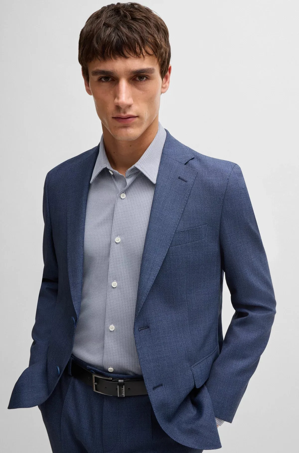 P-Roan Kent Slim Fit Shirt in Performance Stretch Fabric 50527710