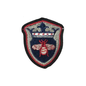 PC4116 - Bee Crown Shield (Iron On)