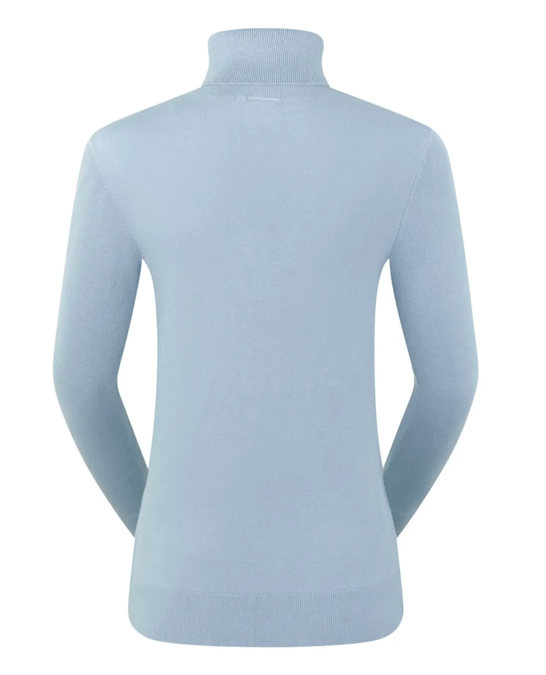 PURE GOLF Simone Roll Neck Jumper 505 Powder Blue