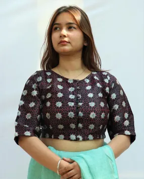 Raya Mashru Silk Blouse