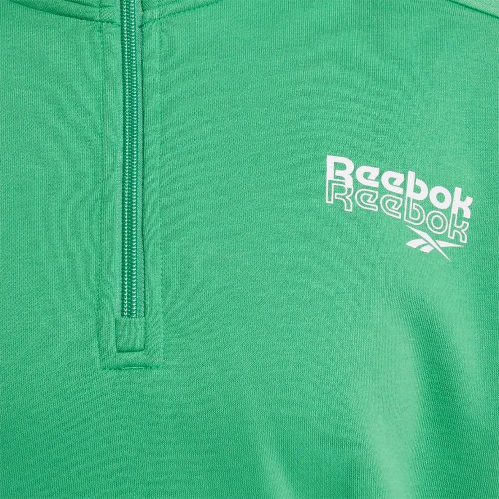 Reebok Apparel Women Reebok ID Energy Fleece Quarter-Zip SPOGRE