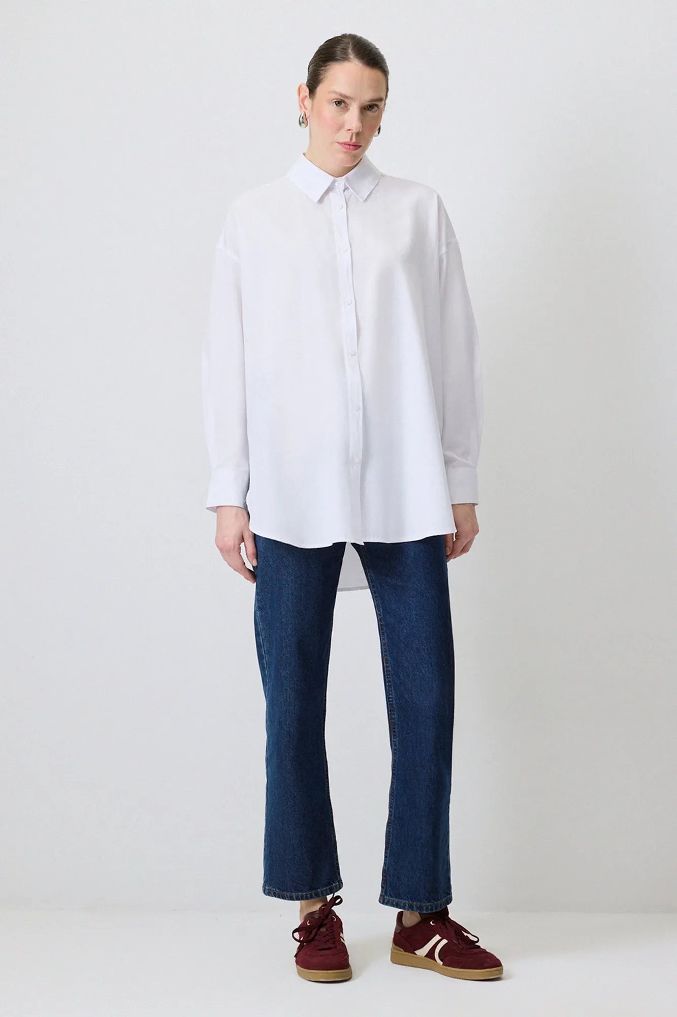 RELAXED FIT POPLIN SHIRT