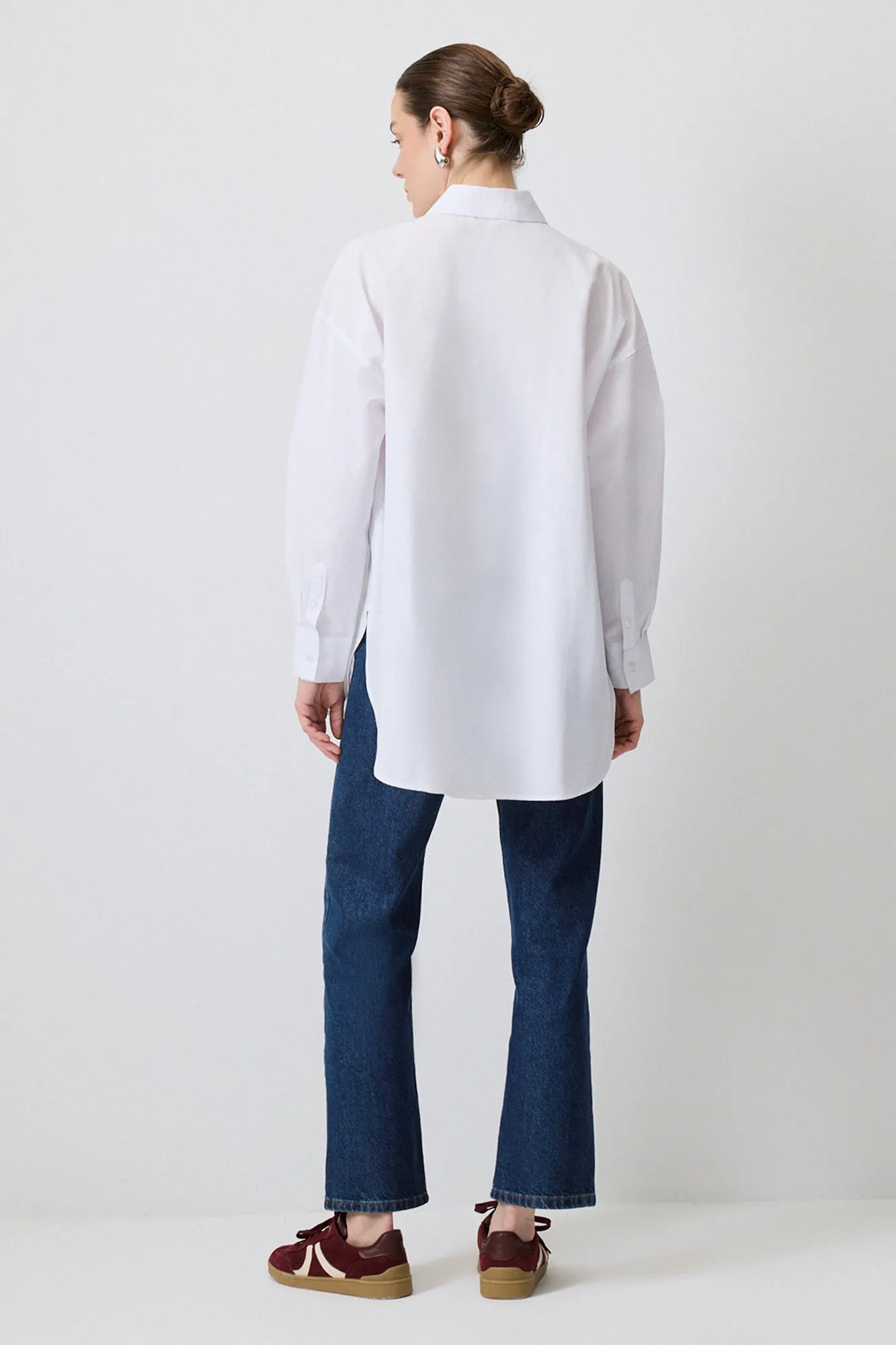 RELAXED FIT POPLIN SHIRT