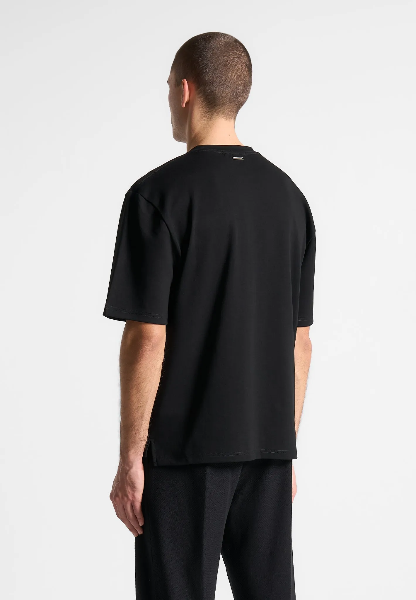 Relaxed Fit Éternel T-Shirt - Black