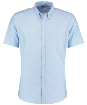 Slim fit workwear Oxford shirt short sleeve | Light Blue