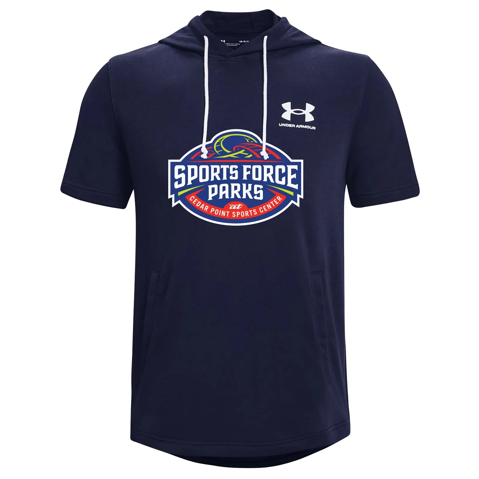 Sports Force Park Men's UA Rival Terry Short Sleeve Hoodie