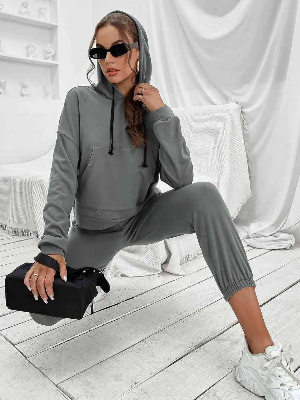 Sports Hoodie and Joggers Set