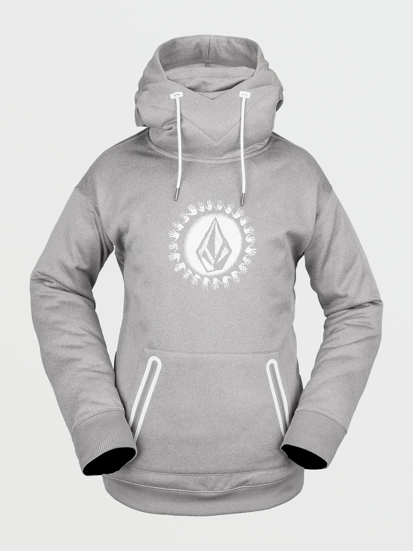 Spring Shred Hoodie - Heather Grey