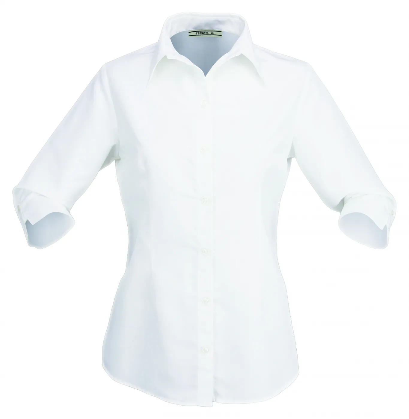 Stencil Essential Shirt 2161Q Ladies 3/4S Eco-thread Range-(2161Q)