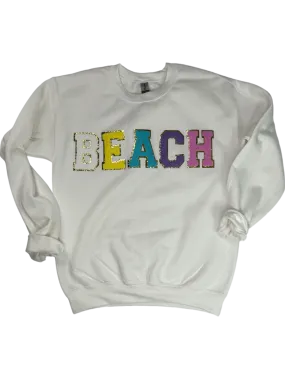 SW-6723 Beach-White Sweatshirt